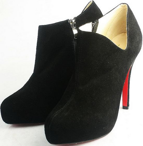 Christian Louboutin Ankleboots Lisse Suede Black